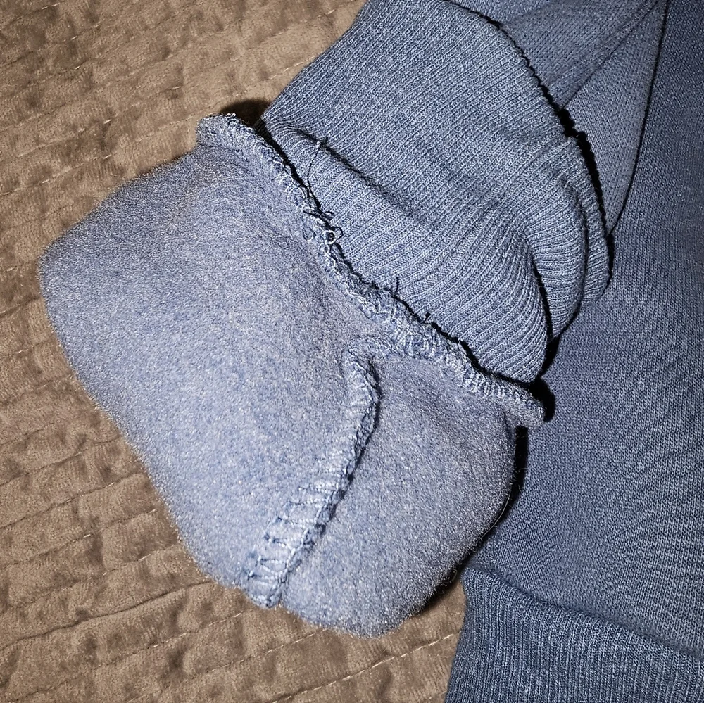 Cerulean Blue Cozy Sweatshirt and Joggers Set - Picture 5 of 10